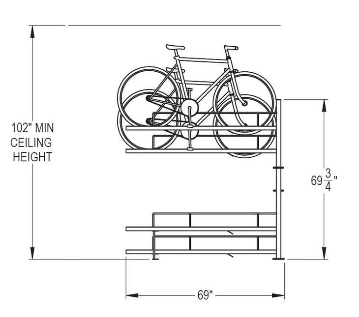 High Density Bike Storage